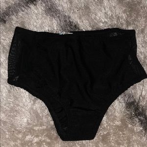 iheartraves mesh black high waist rave bottom